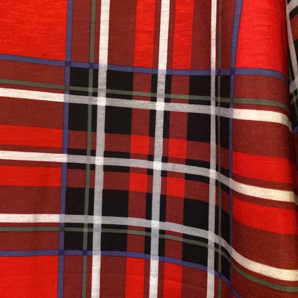 Plaid long tunic. New with tags. - Picture 2 of 5